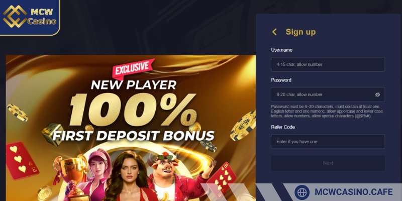 Enter personal information